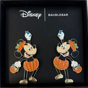 BaubleBar Disney Mickey Pumpkin Earrings-Firm price